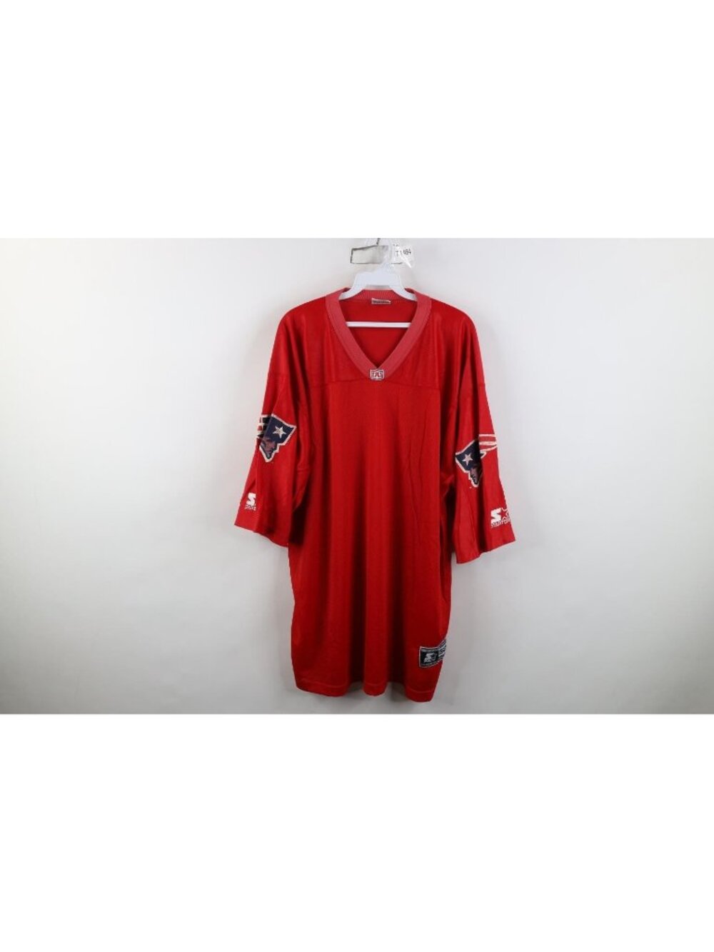Vintage 90s Starter New England Patriots Football Jersey Mens 52 XL Red Mesh